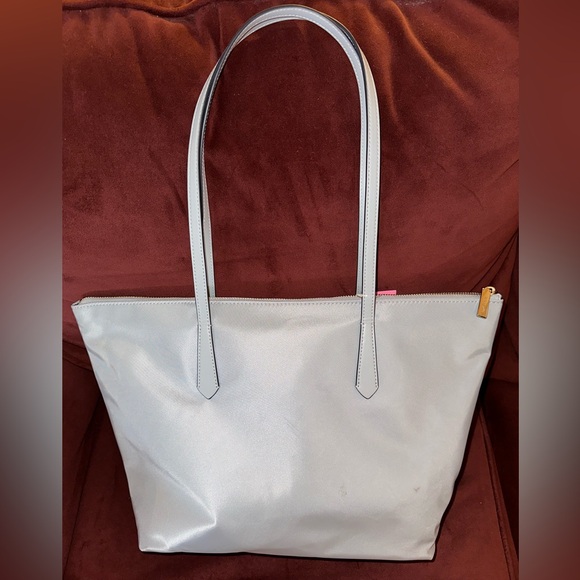 Kate Spade Kitt Nylon Large Tote Avalon Mist Like New - Picture 2 of 16